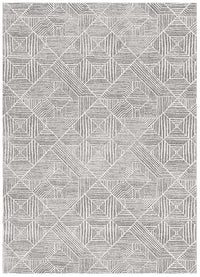 Thumbnail for Arlo Grey Geometric Pattern Rug