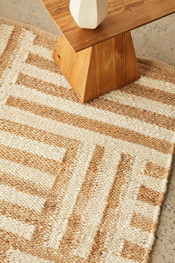 Arman Sahara Natural Jute Hand Woven Rectangle Rug