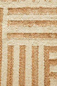 Thumbnail for Arman Sahara Natural Jute Hand Woven Rectangle Rug