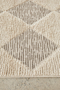 Thumbnail for Yuri Serenade Beige Natural Modern Geometric Rug