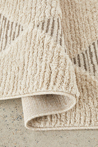 Thumbnail for Yuri Serenade Beige Natural Modern Geometric Rug