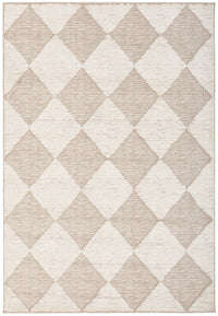 Thumbnail for Yuri Serenade Cream Natural Two-Tone Modern Geometric Rug