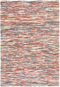 Thumbnail for Vera Scandi Multi-Colour Flatweave Felted Wool Rug