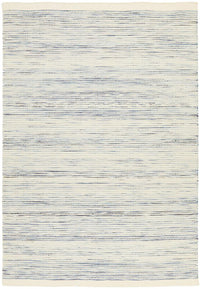 Thumbnail for Erika Scandi Blue Flatweave Wool Rug