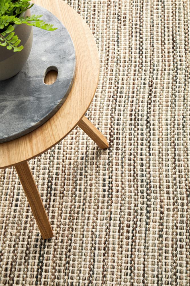 Erika Scandi Natural Flatweave Wool Rug