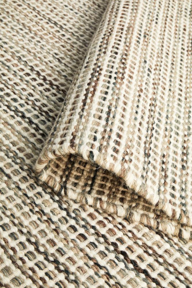 Erika Scandi Natural Flatweave Wool Rug