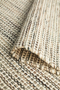 Thumbnail for Erika Scandi Natural Flatweave Wool Rug