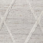 Nevaeh Grey Diamond Pattern Modern Hand Tufted Rug