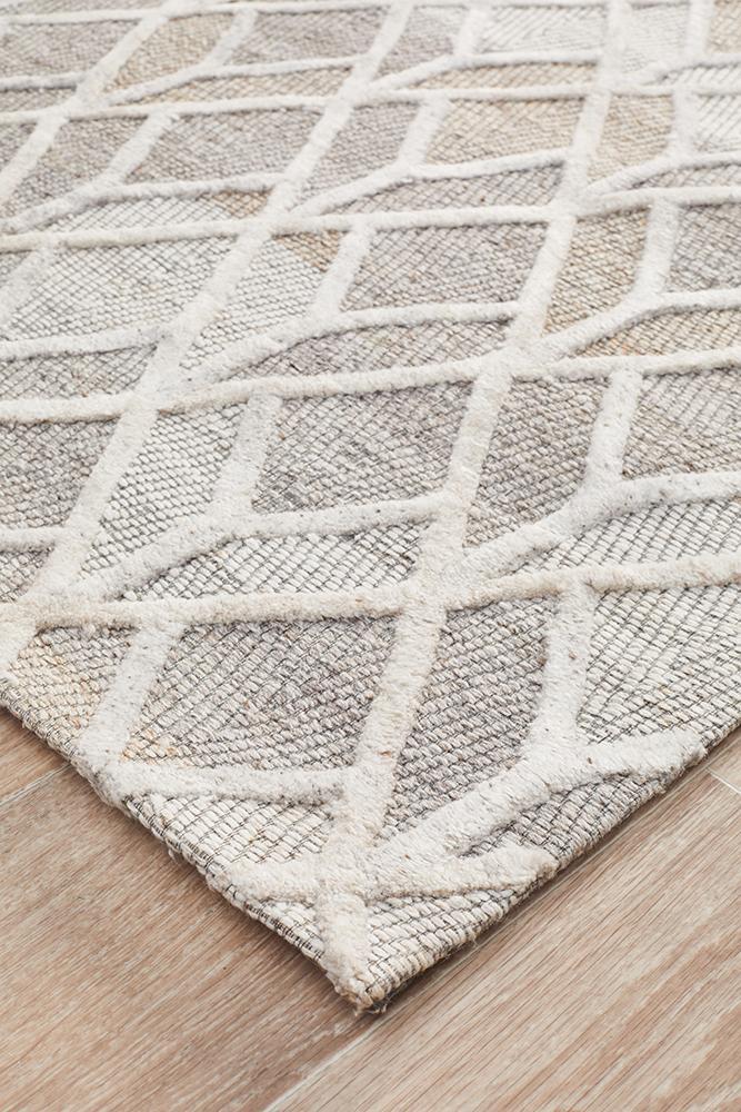 Nevaeh Sand Modern Hand Tufted Rug