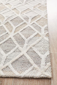 Thumbnail for Nevaeh Sand Modern Hand Tufted Rug