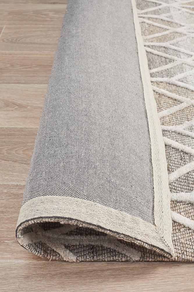 Nevaeh Sand Modern Hand Tufted Rug