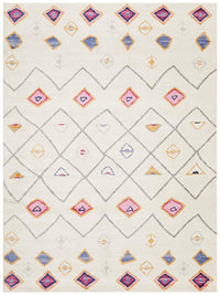 Thumbnail for Zanzibar Modern Moroccan Cream & Pastel Rectangle Rug