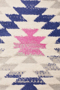 Thumbnail for Zanzibar White and Pastel Bohemian Rectangle Rug